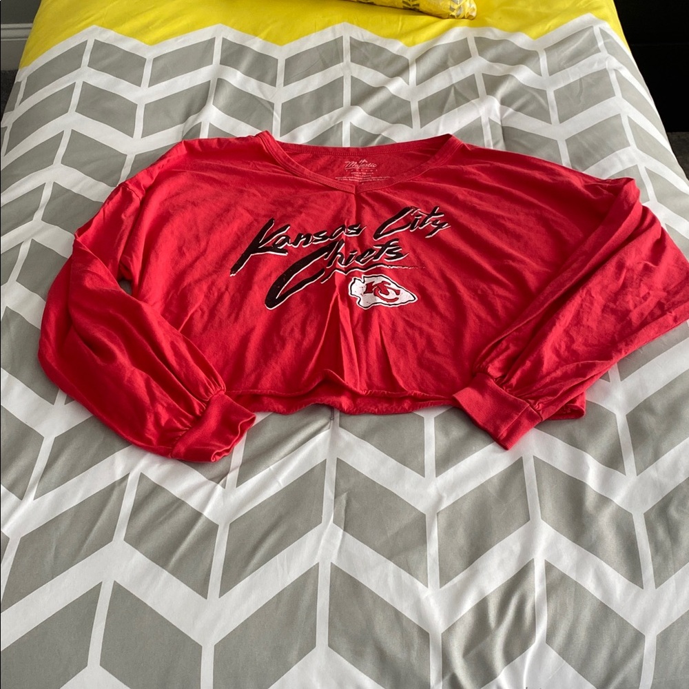 Red Women's Jersey Top